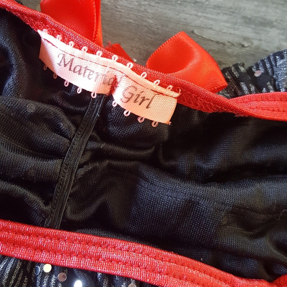 Black Ruffle & Risque LMG Bikini Set - Picture 3 of 5